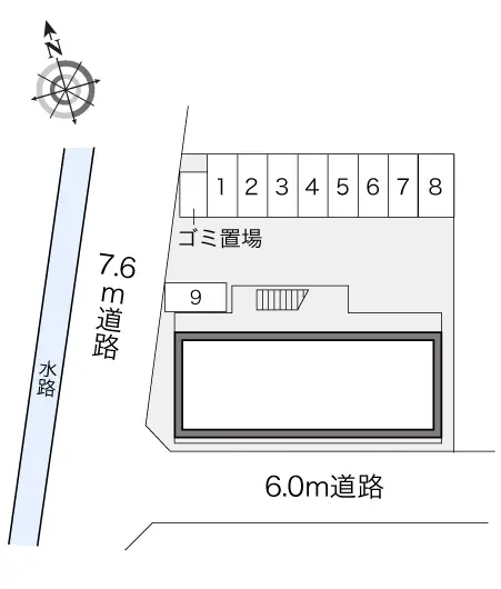 ★手数料０円★倉敷市児島元浜町　月極駐車場（LP）